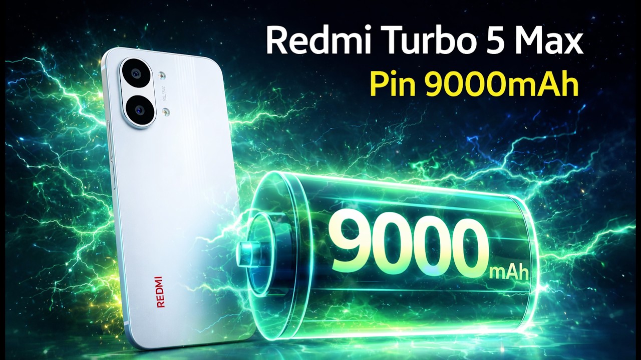 Mở hộp Xiaomi Redmi Turbo 5 Max: SIÊU PHẨM Pin 9000mAh!