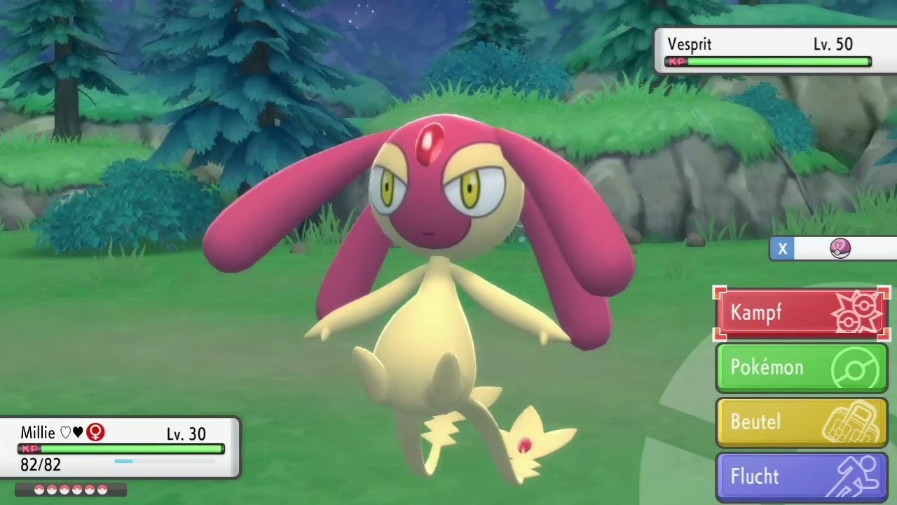 Shiny Mesprit in Pokemon Brilliant Diamond and Shining Pearl! ✦