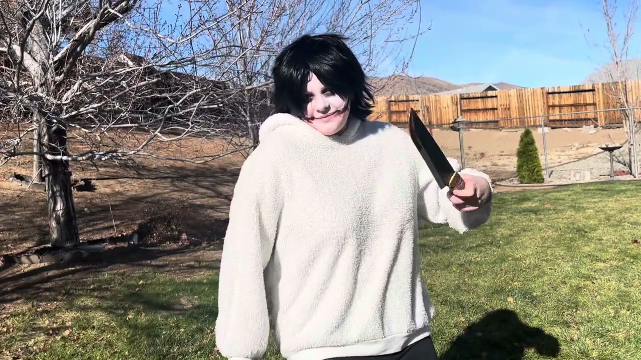 Happy face music video featuring Jeff the killer