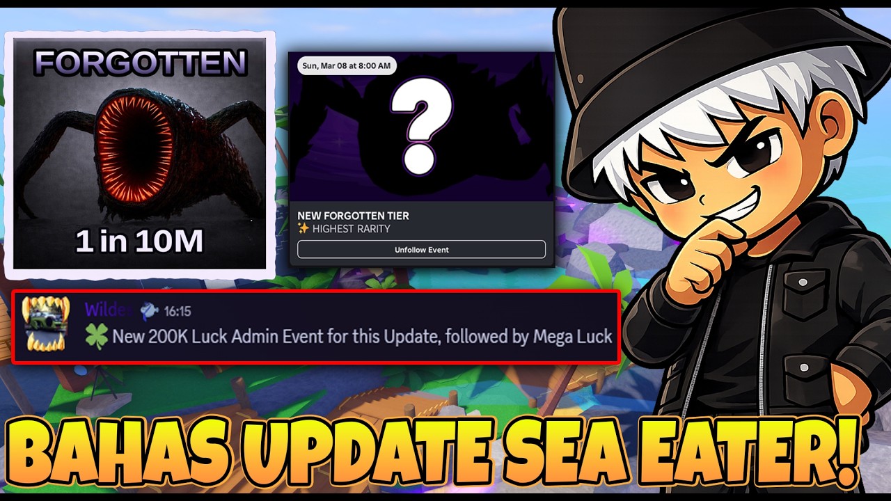 MABAR x8 SAMBIL BAHAS UPDATE BARU SEA EATER & ADMIN EVENT DI UPDATE BARU FISH IT!