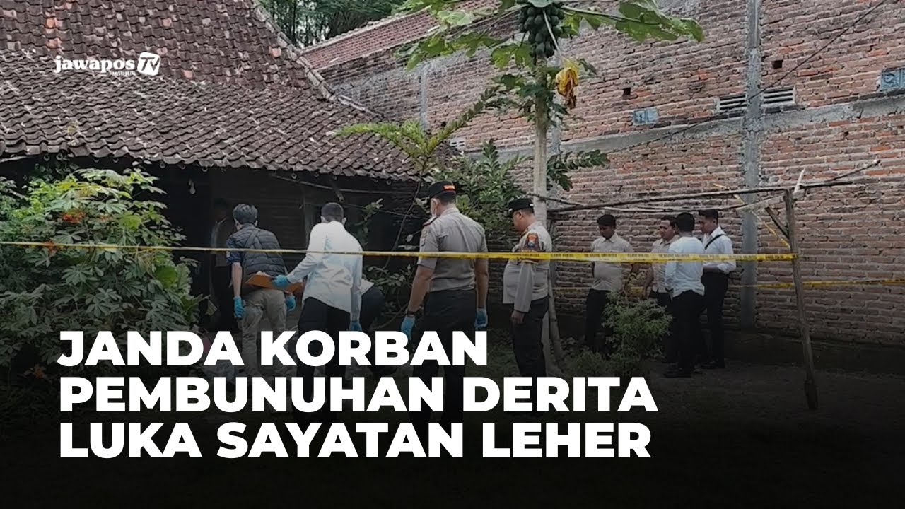 PONOROGO - Janda Korban Pembunuhan Derita Luka Sayatan Leher