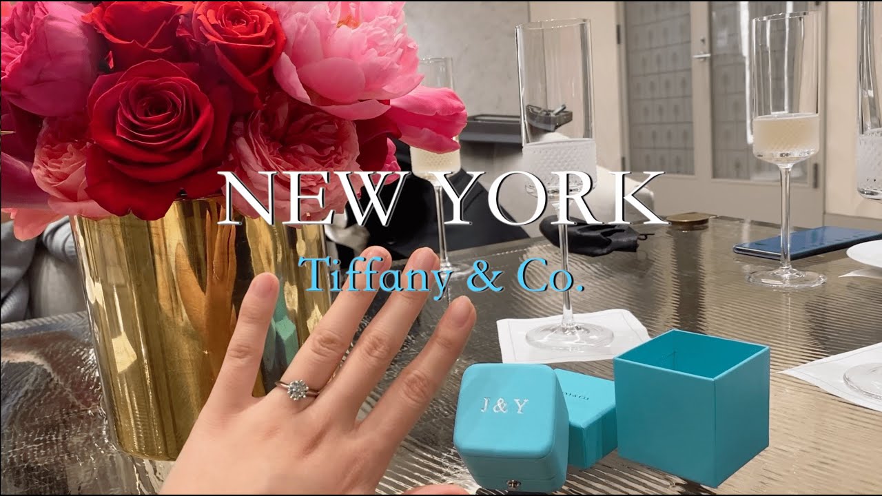 🗽💍 뉴욕 티파니 본점에서 다이아 반지 사고 프라이빗룸 파티하기, engagement ring at Tiffany & Co. private room