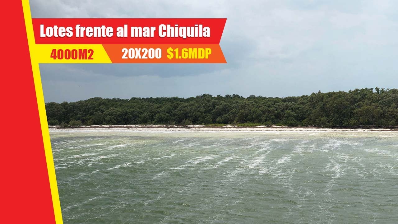 Lotes Frente Al Mar En Chiquila