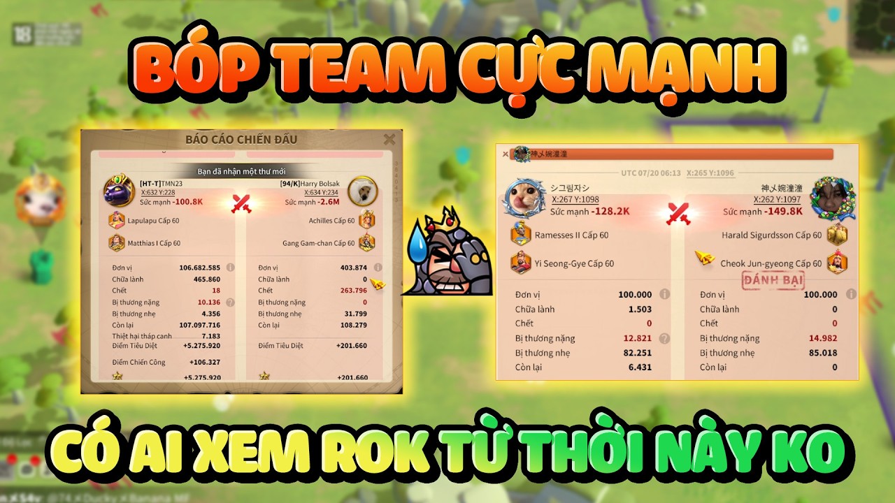 Thánh Bóp Team Đòi Zero Nhà Boss 1 Tỷ Sức Mạnh - Rok F2P Chia Sẻ Quá Khứ Bá Đạo Rise of Kingdoms