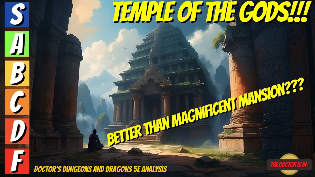 TEMPLE OF THE GODS Is A Poor Imitation of MAGNIFICENT MANSION in Dungeons and Dragons