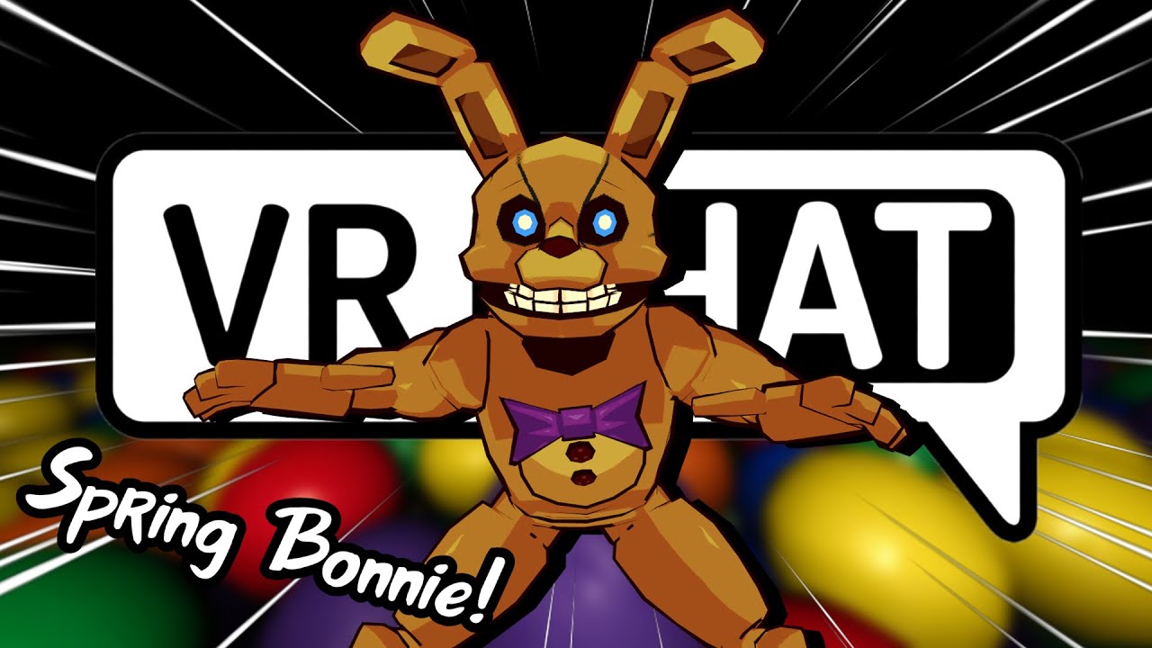Spring Bonnie Haunts Everyone In VRChat! - VRChat Funny Moments (FnaF Into the Pit)