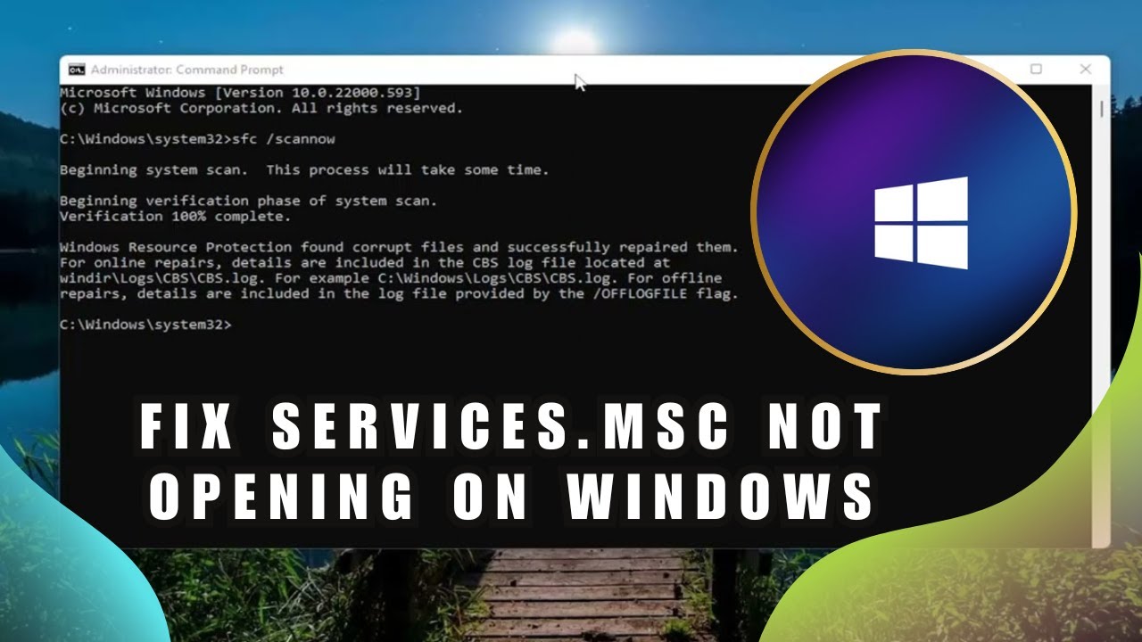 💲 How to Fix services.msc Not Opening / Not Working in Windows 10 | Troubleshooting