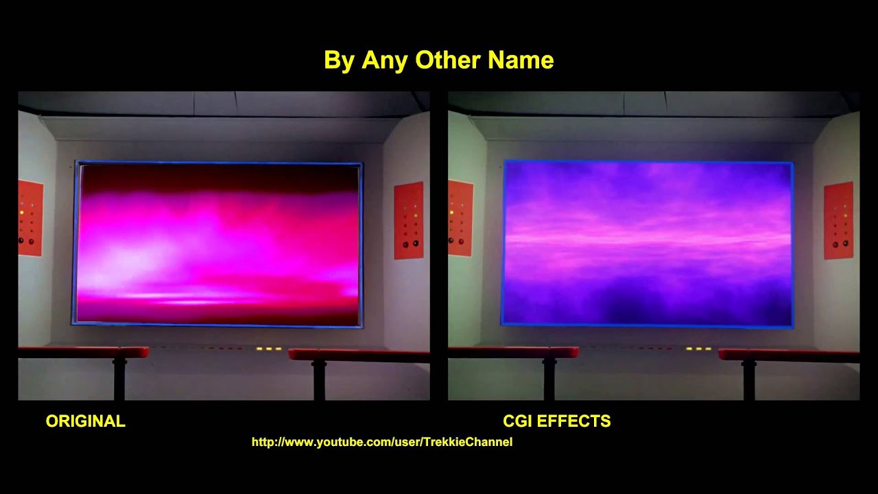 Star Trek - By Any Other Name - visual effects comparison
