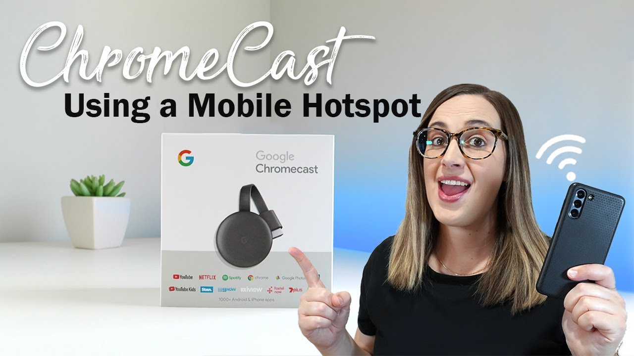 Chromecast wykorzystujący Hotspot (bez routera Wi-Fi - jeden telefon) - Udoskonalona metoda!