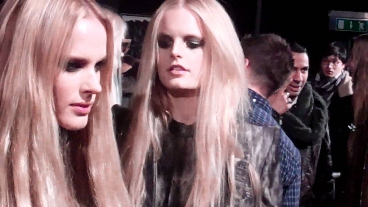 Roberto Cavalli backstage A/W 2012 Milan