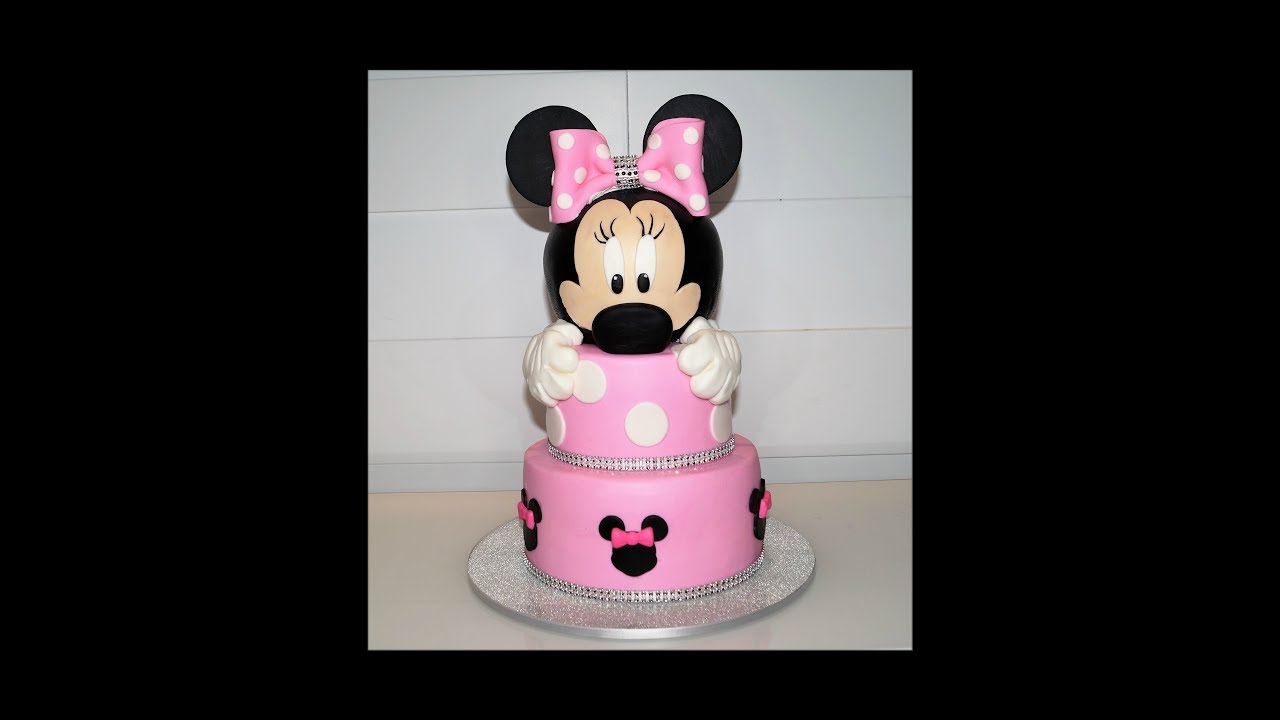 Cake decorating tutorials | how to make a DISNEY MINNIE MOUSE Cake | Sugarella Sweets