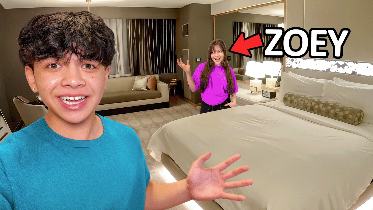 I Stayed OVERNIGHT with Zoey in a Hotel