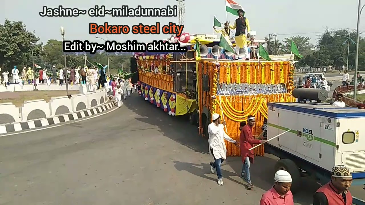 ☪️ Jashne~ eid~ miladunnabi status  Bokaro Steel City 💖