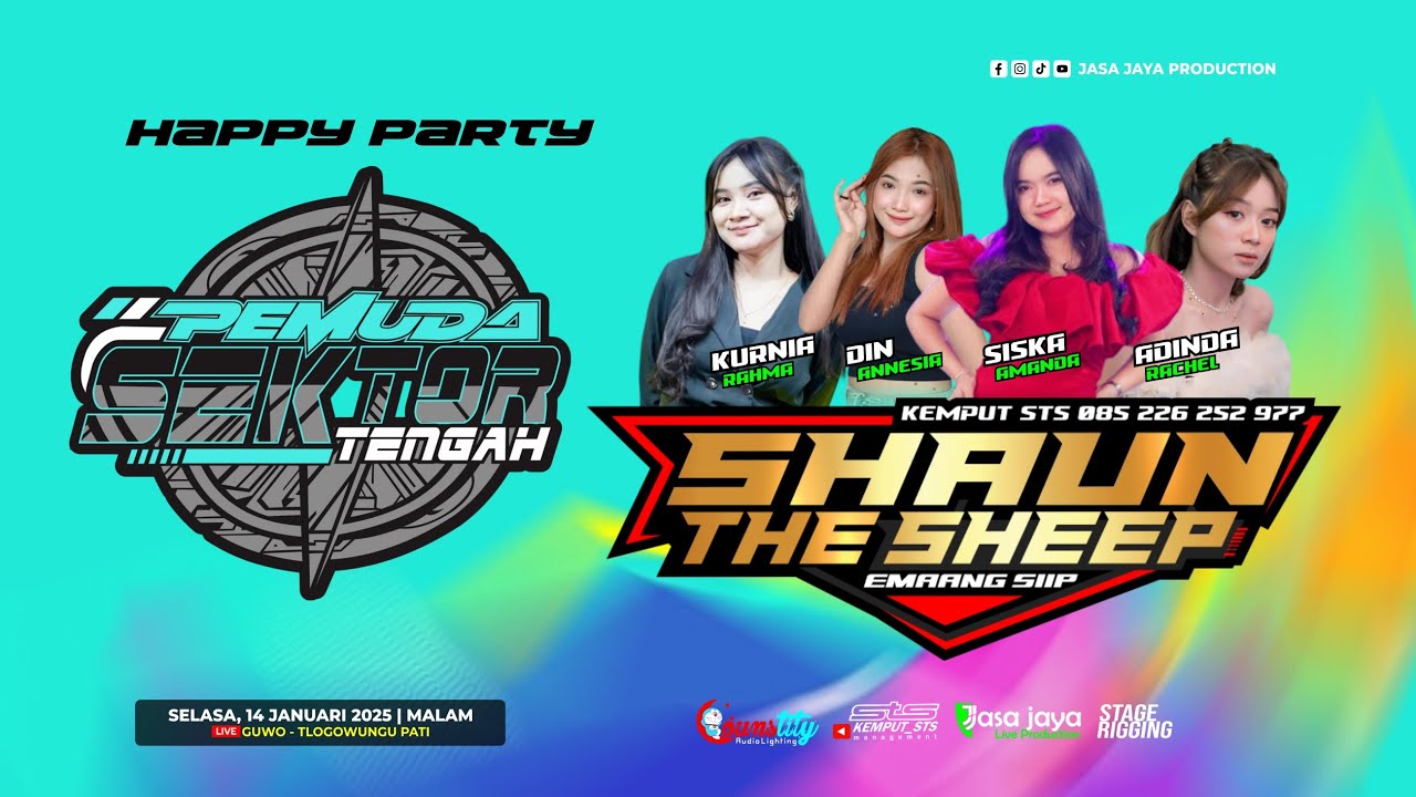 LIVE SHAUN THE SHEEP - HAPPY PARTY PEMUDA SEKTOR TENGAH - GUWO TLOGOWUNGU PATI | COUNSTITY AUDIO