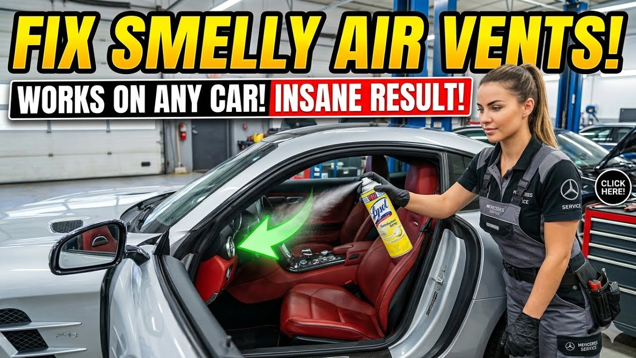 Subaru - Fix Smelly air vents or A/C (works for any car/truck)