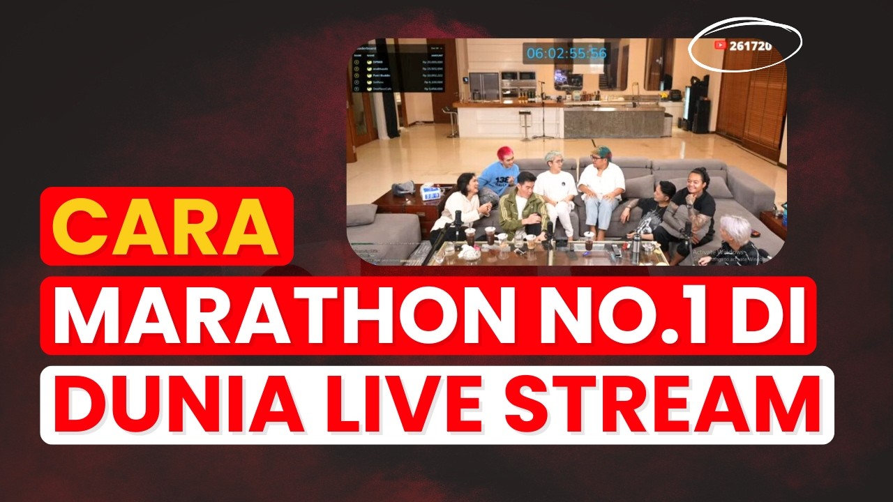 STRATEGI MARATHON REZA ARAP dkk MENJADI NO.1 STREAMING DI DUNIA DAN INDONESIA !!!