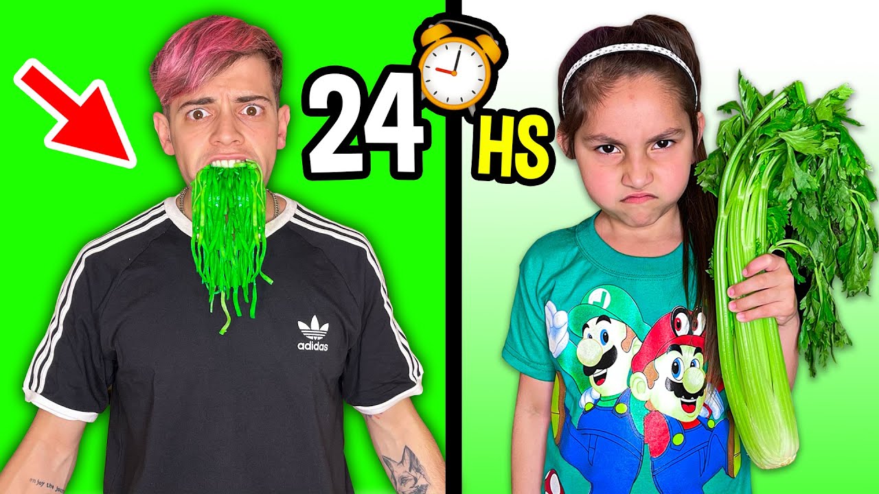 24 HORAS COMIENDO VERDE
