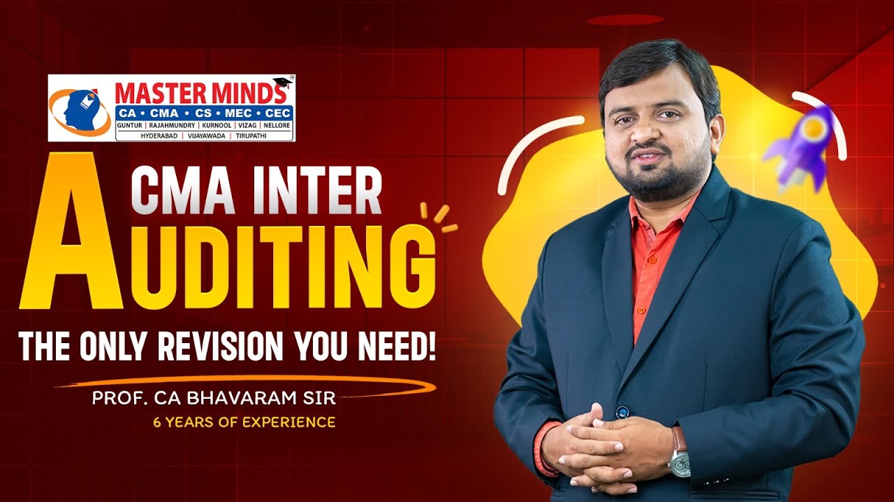 CMA Inter Auditing Marathon | for Dec 25 attempt