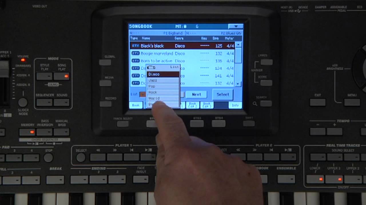 6 - KORG Pa3X - Manuel vidéo : Le mode Songbook (La Boite Noire)