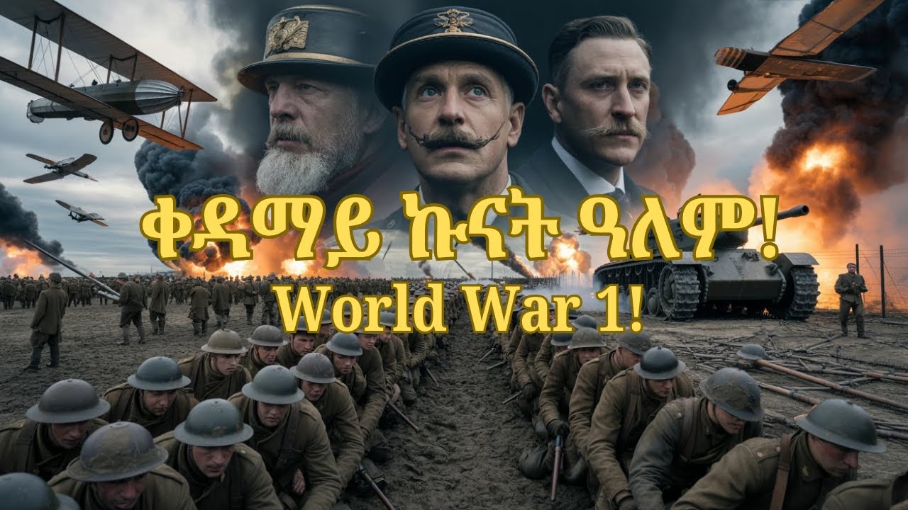 World War 1! ቀዳማይ ኩናት ዓለም! ብከመይ እዩ ተጀሚሩ?