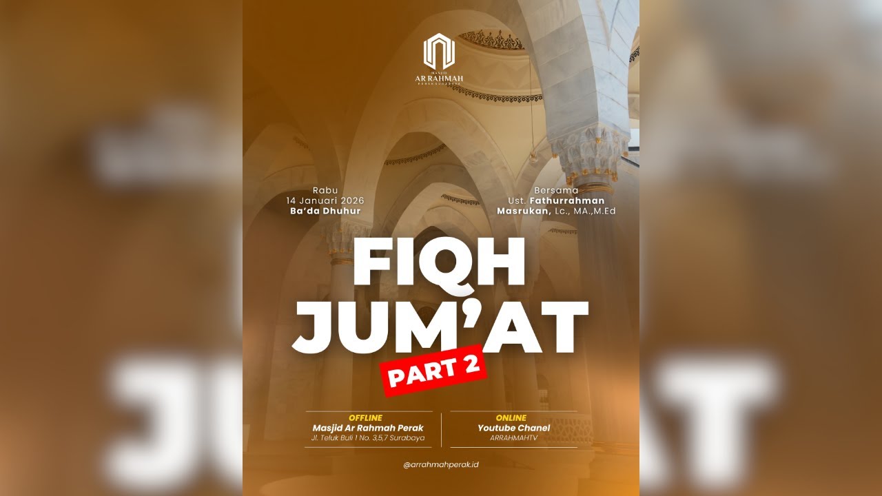 LIVE - KAJIAN TEMATIK || Ust. Fathurrahman Masrukan, Lc.,MA.,M.Ed