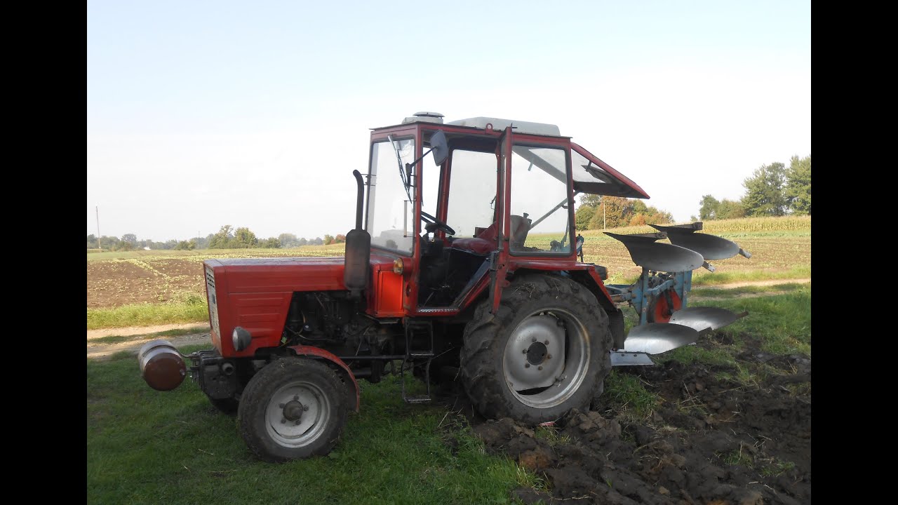 Władek T-25 i RabeWerk 2-skibowy obracany mechanicznie - Orka 2014