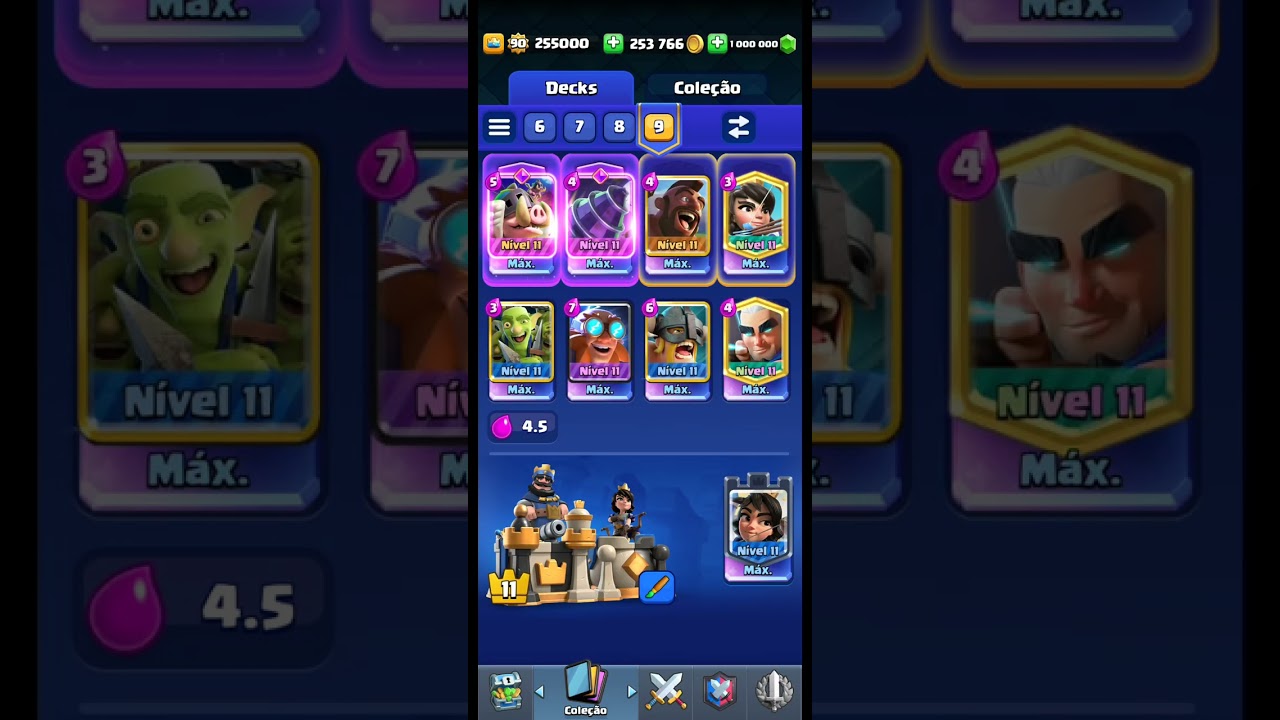 Gameplay de Clash Royale e Crack Royale, do Alface, quando ele tava morrendo de sono