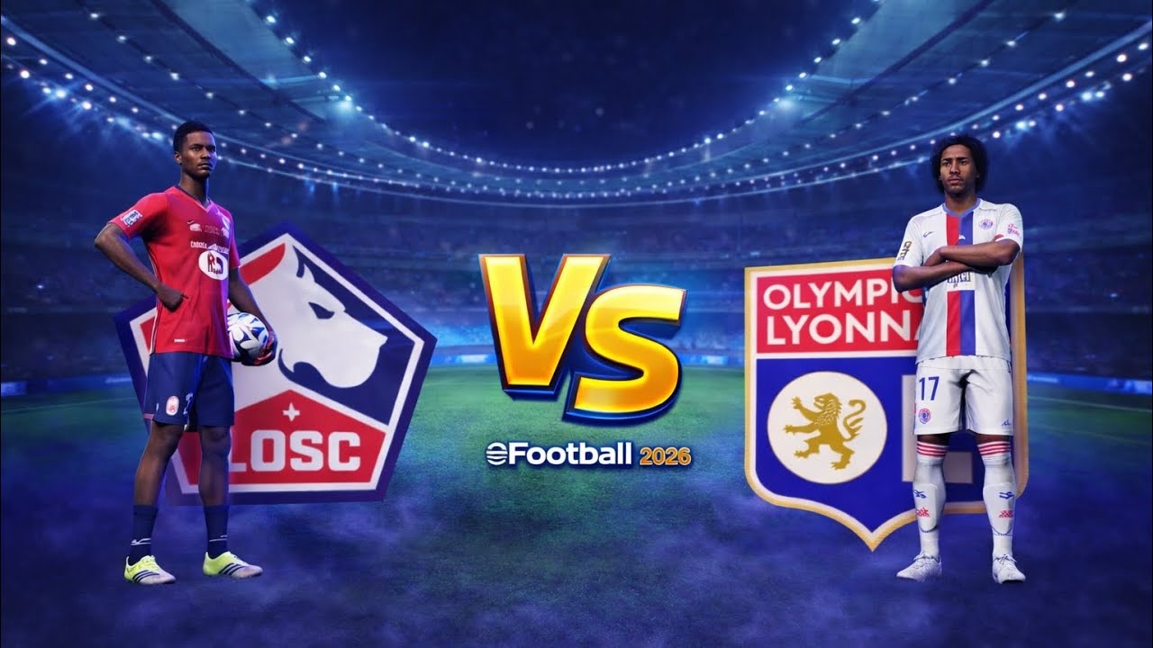 TENTANDO SER CAMPEÃO DA LEAGUE 1 COM O LYON EP34 Efootball 2026!!