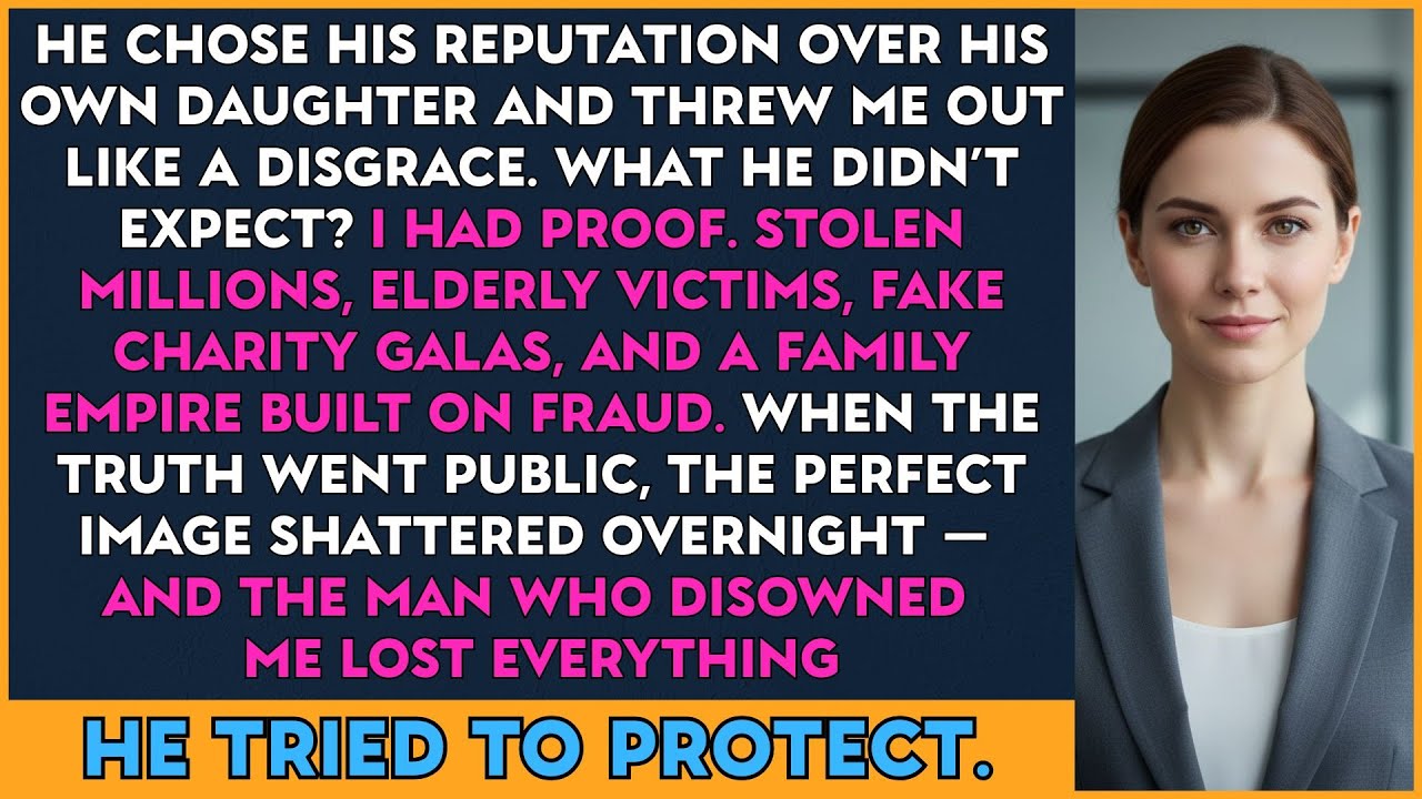My Dad Kicked Me Out for “Ruining the Family Image” — Then the Truth Went Public