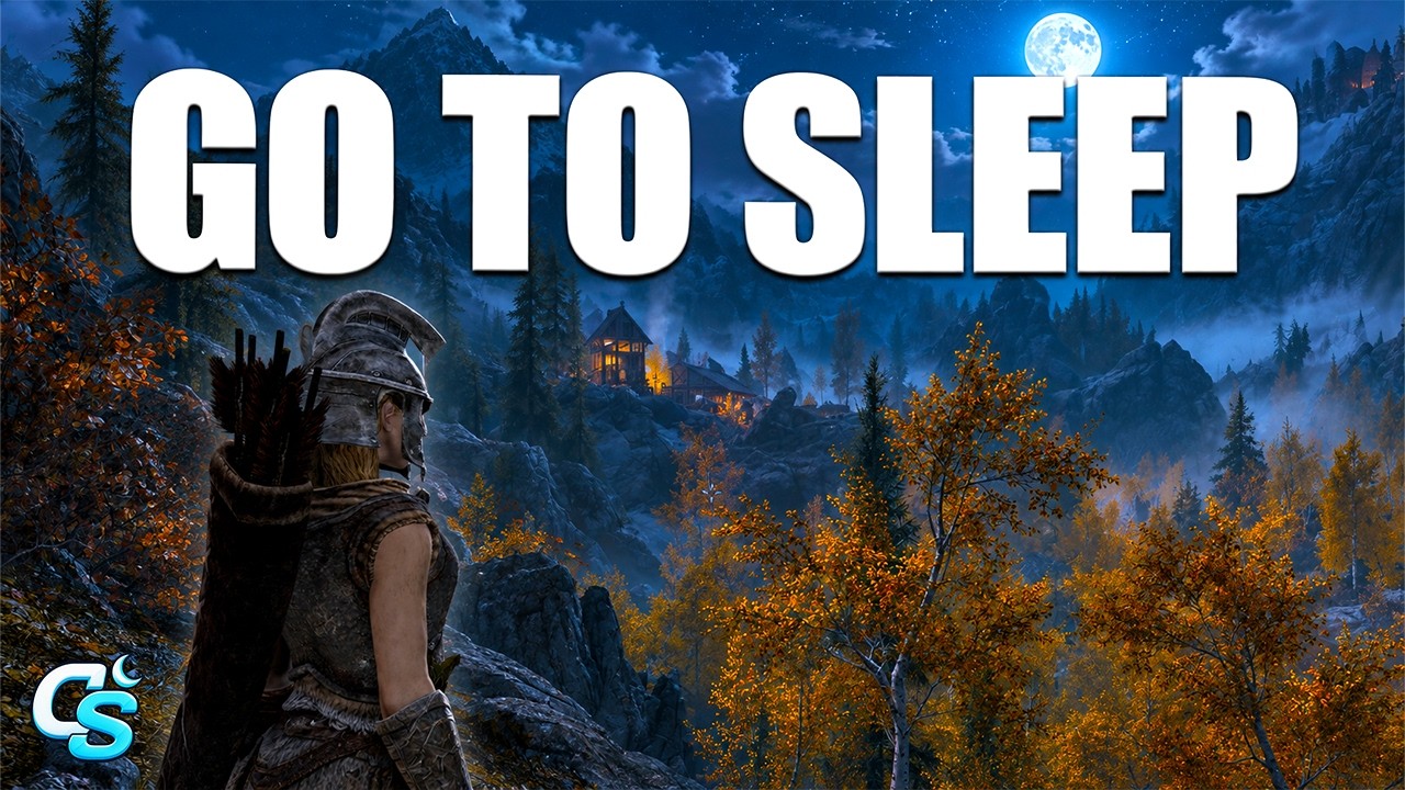 Fall Asleep While I Explore Caves in Skyrim