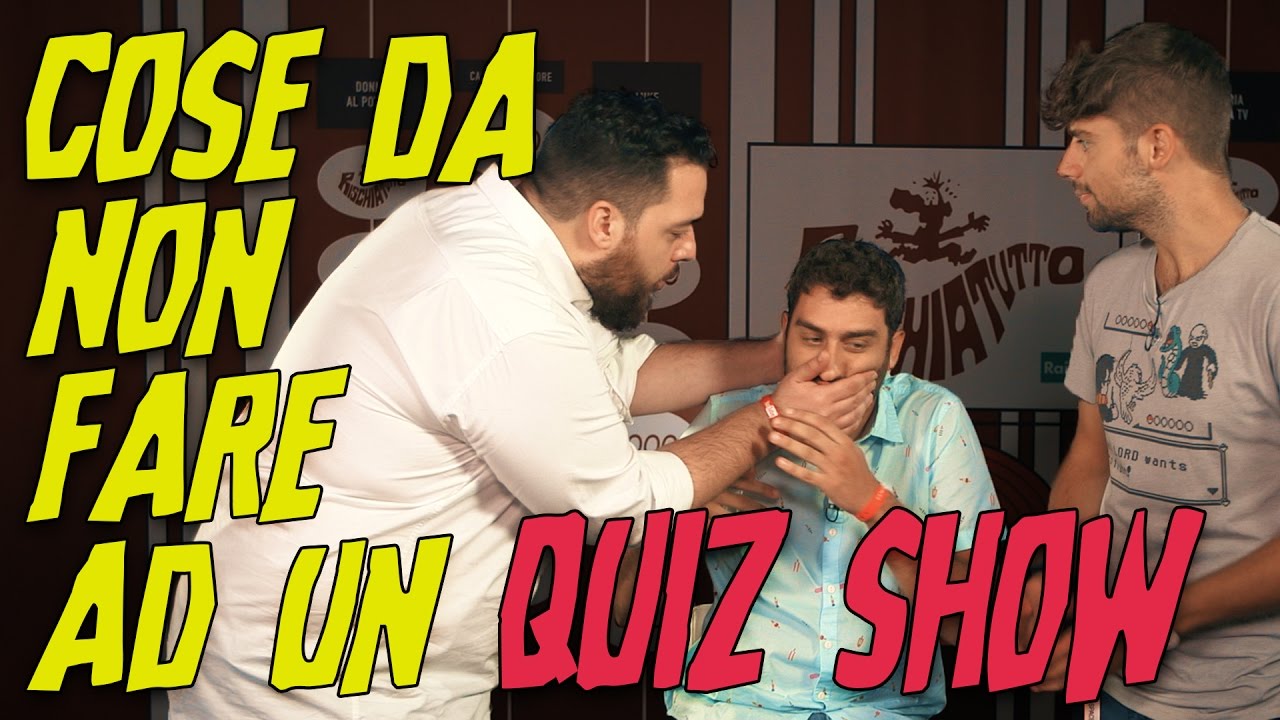 COSE DA NON FARE AD UN QUIZ SHOW - NIRKIOP