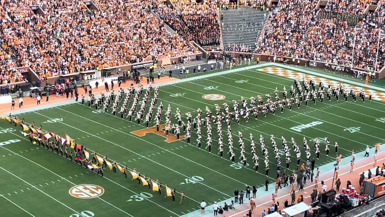 UT POTS Marching Band 2025 “Pregame” (UT vs NMSU) - Homecoming