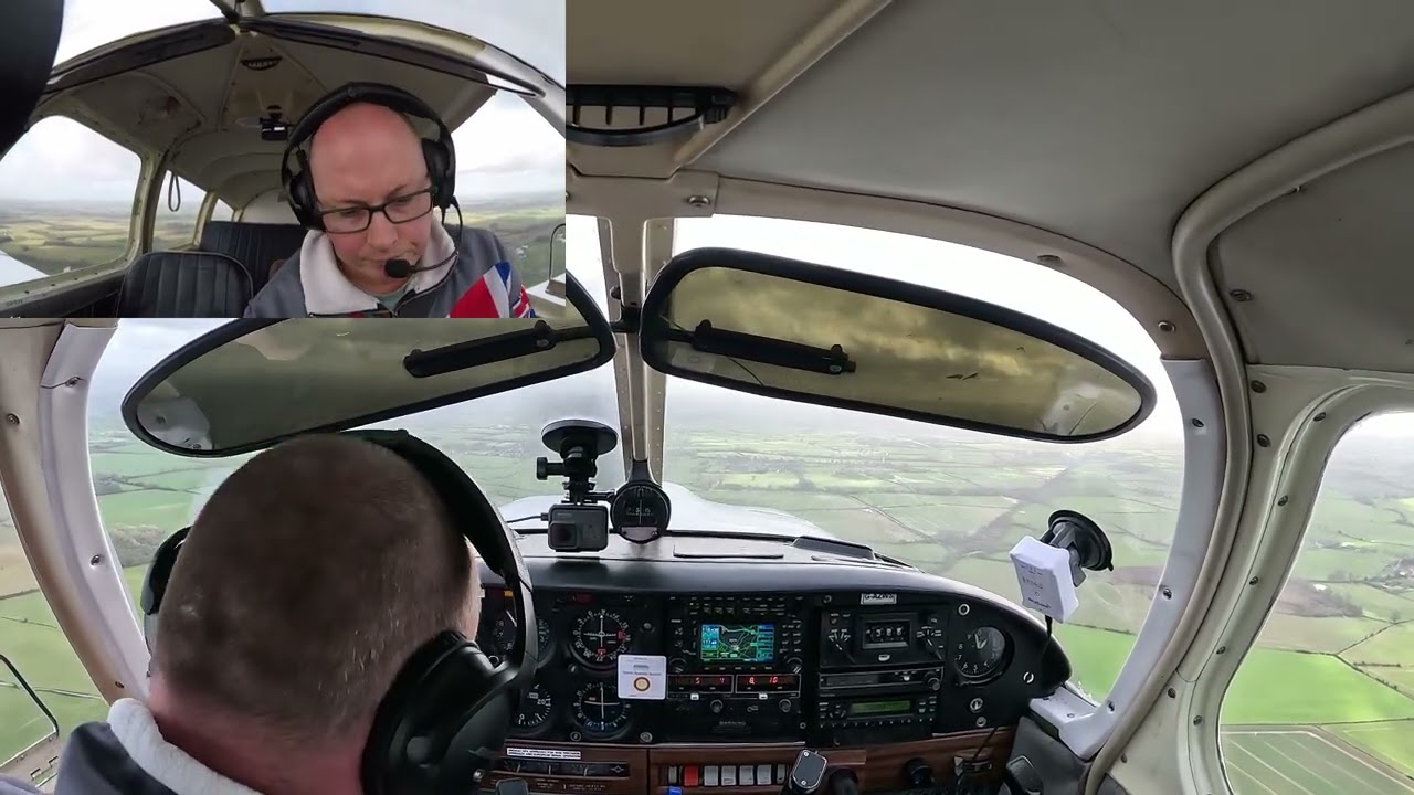 G-AZWS EGBP Kemble Local 22/02/26 (Lots of funny ear pop faces)