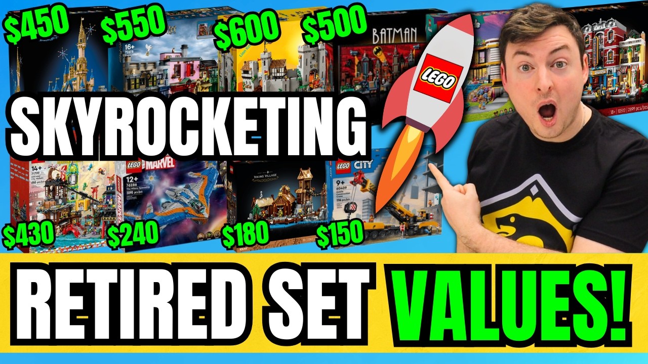 These RETIRED LEGO Sets are SKYROCKETING In Value!