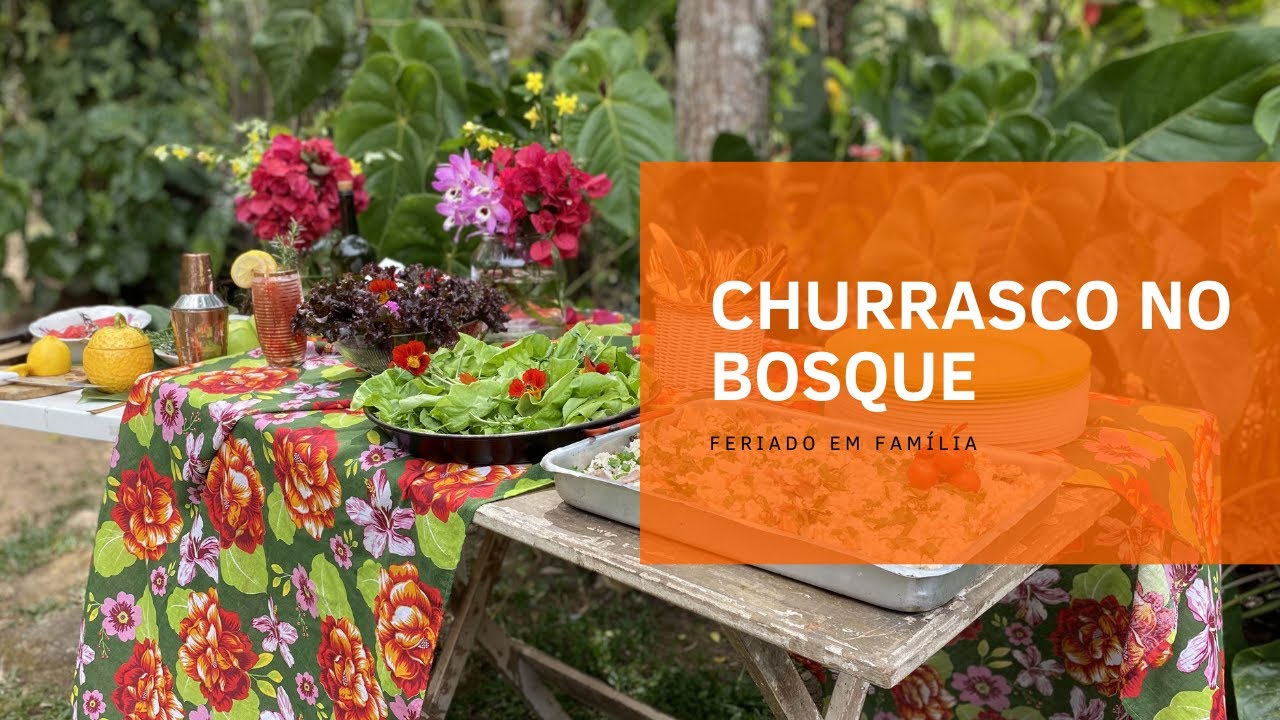Churrasco no bosque