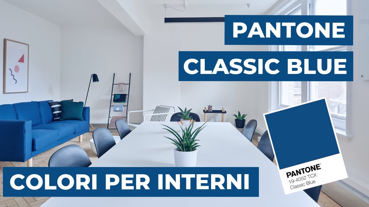 Colori per pareti: come abbinare Pantone 2020 