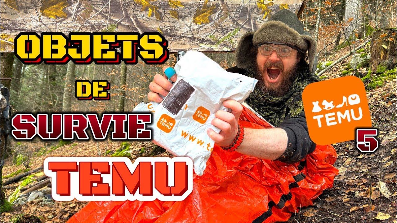 J'AI ENCORE ACHETÉ DES OBJETS DE SURVIE SUR TEMU ! (C'est incroyable)