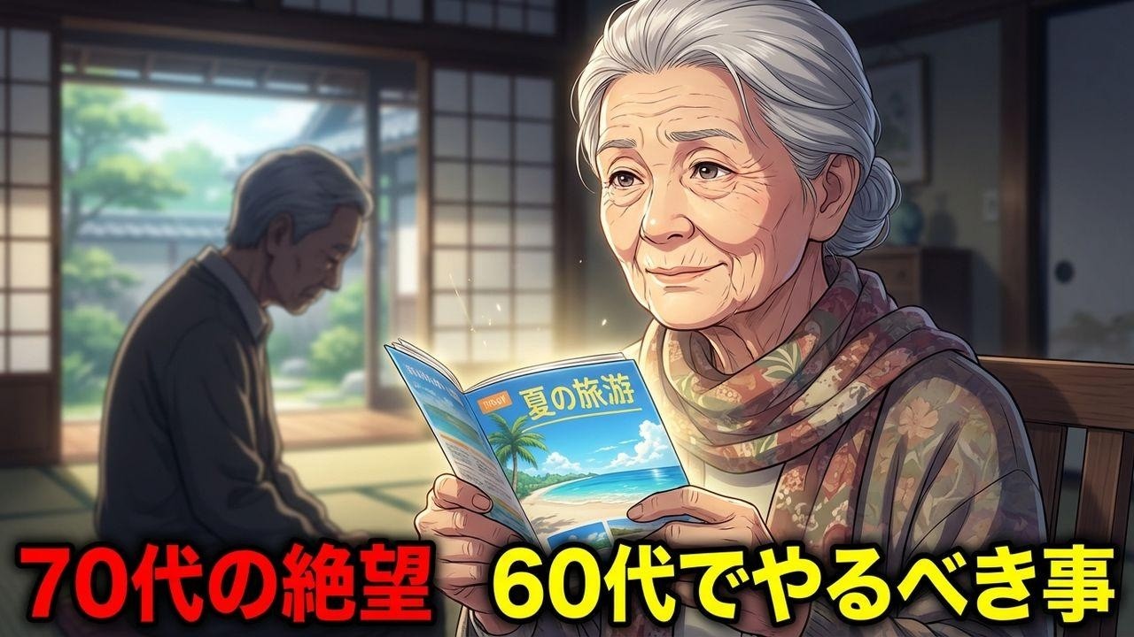70代で絶望する人、60代で笑う人の決定的な違い5選