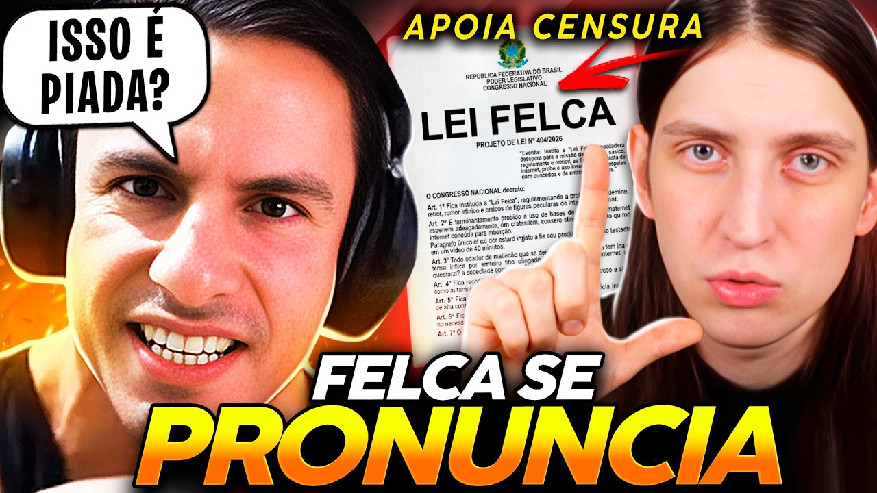 SUPER XANDÃO REAGINDO a FELCA se PRONUNCIA SOBRE a LEI FELCA e É A FAVOR KKKKKKKK