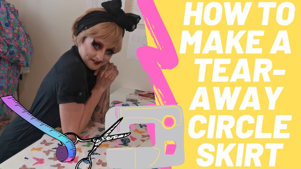 How to make a tear-away skirt | Part 1 | Pattern Cutting | Free Sewing Lesson - Priestess Bespoke
