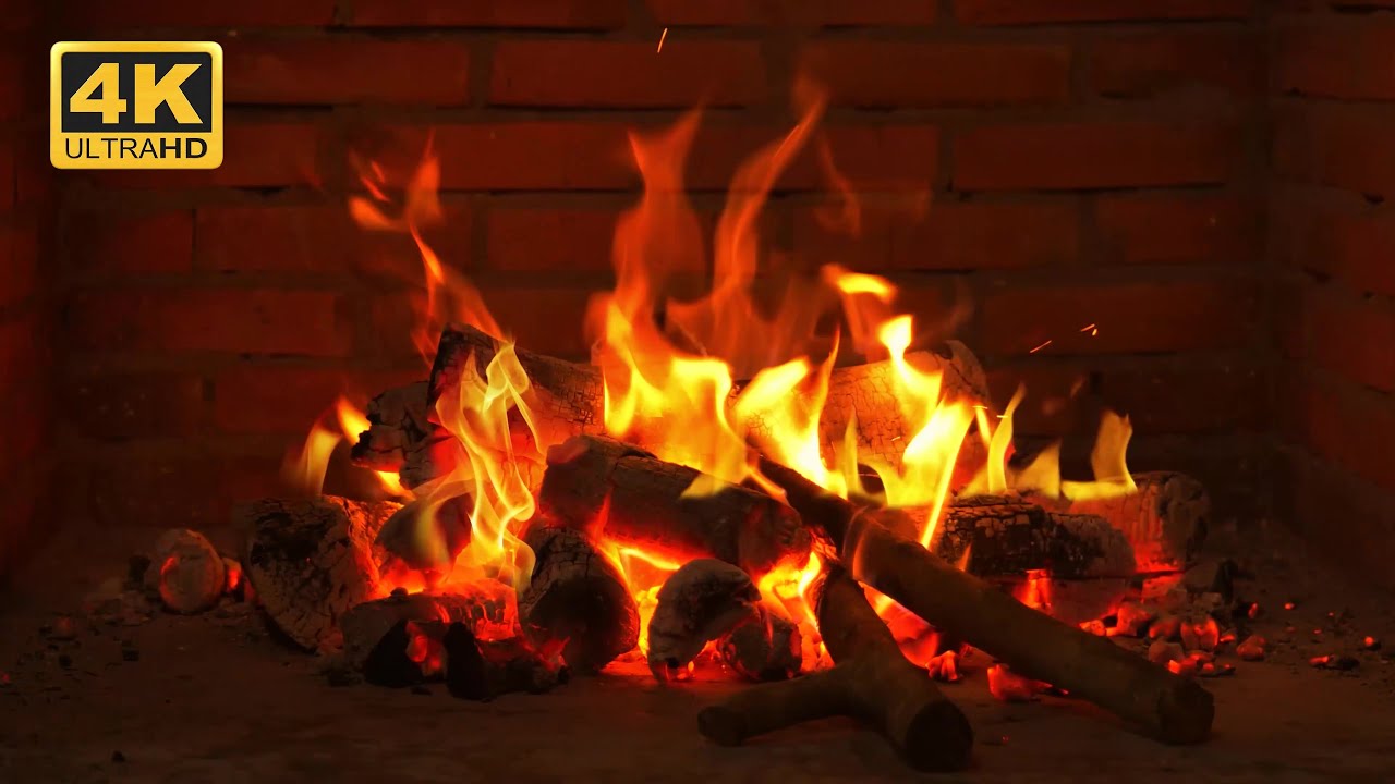 Winter Fireplace 🔥 Relaxing Fireplaces And Humming Fireplaces Help You Sleep, Study