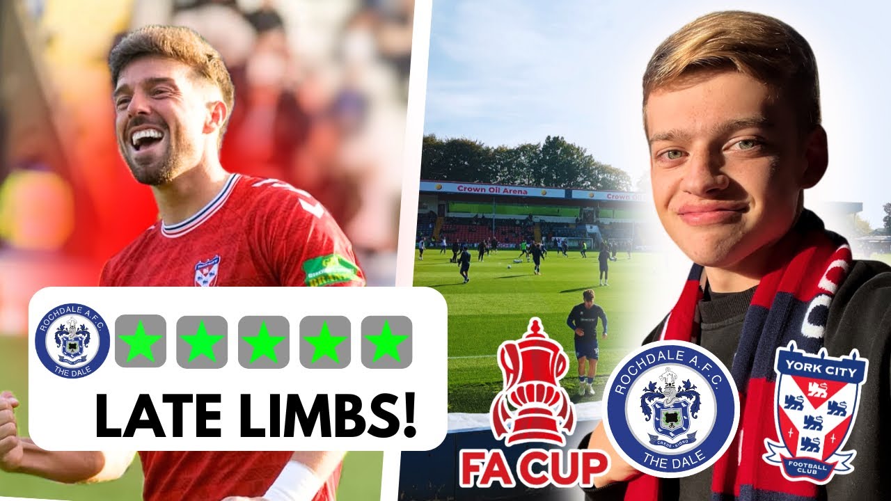 I WENT TO WATCH YORK CITY WIN AT ROCHDALE TO SEND THEM TO THE FIRST ROUND OF THE FA CUP 🚨
