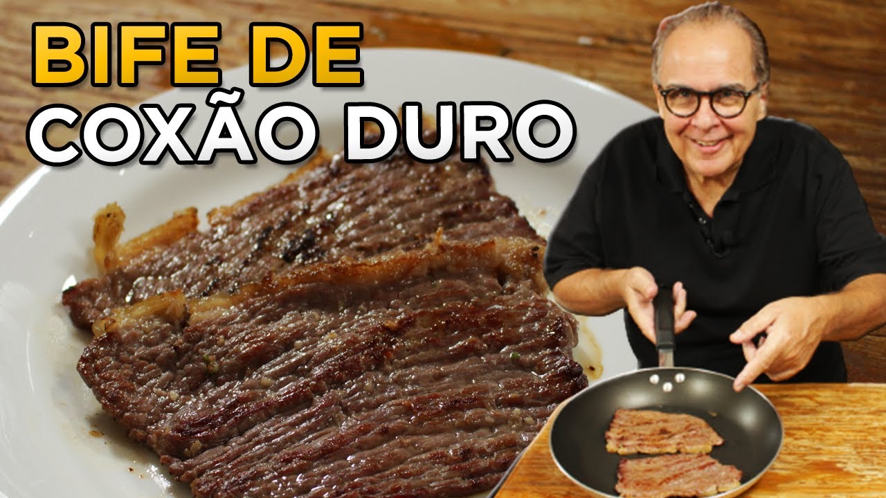 COMO FAZER BIFE DE COX&Atilde;O DURO - RECEITA DA MINHA M&Atilde;E! - CHEF TAICO