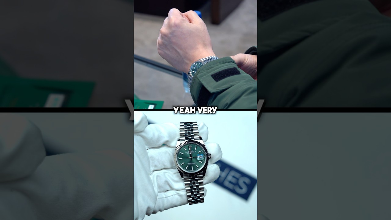 Собираю его ПОТРЯСАЮЩИЕ часы Rolex Mint Green Datejust 36 😍 