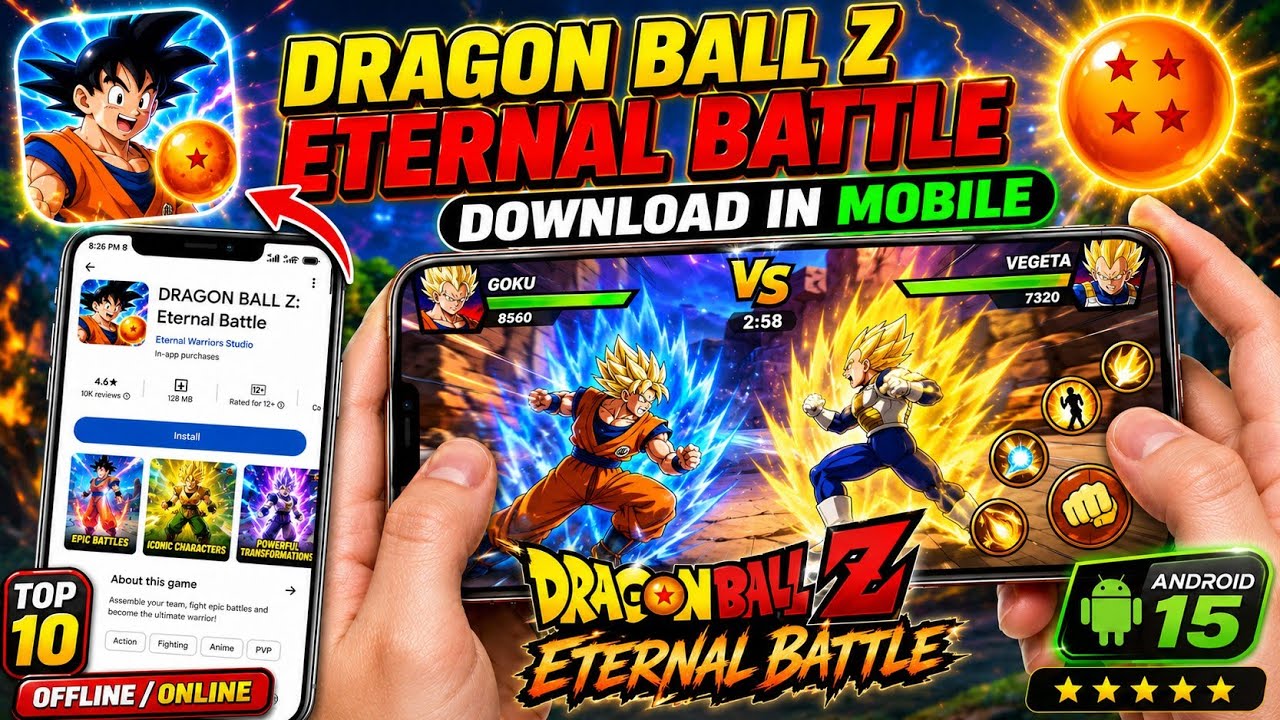 Как скачать Dragon Ball Z: Eternal Battle на Android | Dragon Ball скачать на Android