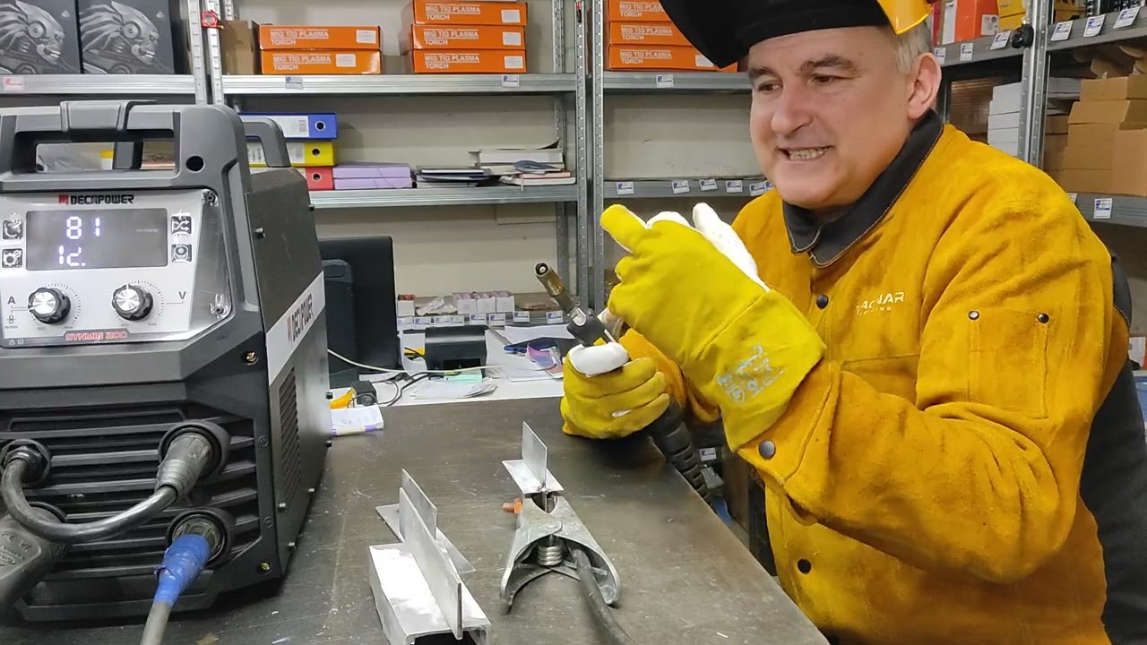 Decapower Synmig 200 aluminijum test 