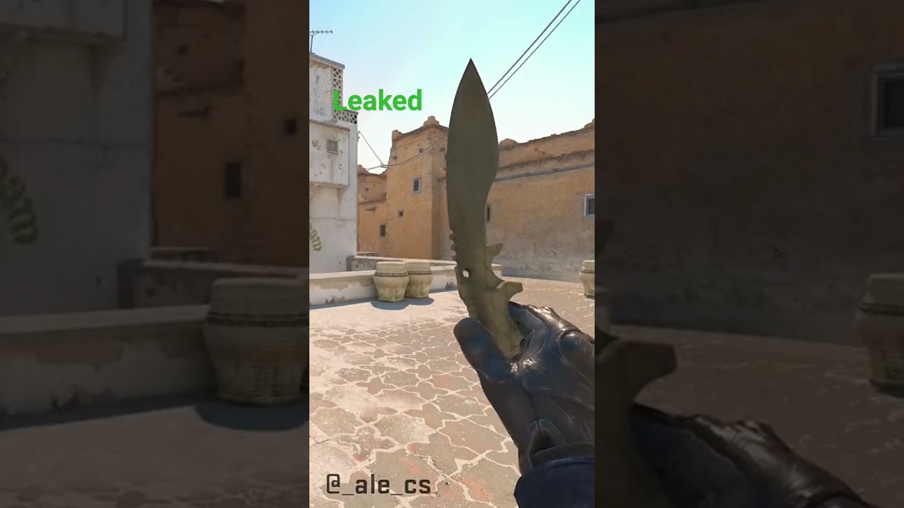 Leaked Kukri Knife | Safari Mesh in Counter Strike 2 🔫🔥#cs2 #counterstrike #counterstrike2 #csgo