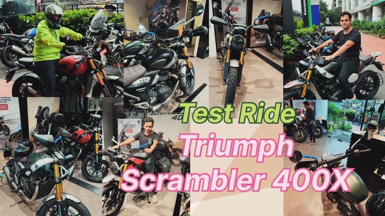 Triumph Scrambler 400X Test Ride | Monsoon 2024 | Bike Hunt Continues | Shot on GoPro Hero 10 Black