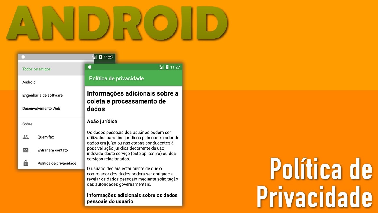 Construindo a Política de Privacidade de Seu Aplicativo Android [Agora Obrigatório]