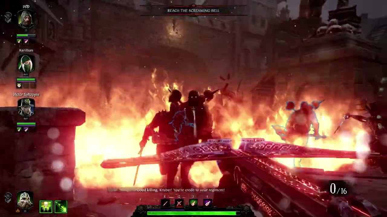 Vermintide - My clumsy gameplay with ranger!